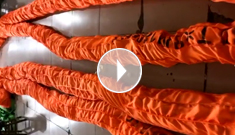 河北辰力集團客戶定做的160噸柔性吊裝帶