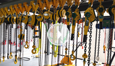 河北辰力集團樣品室手拉葫蘆、電動葫蘆、手板葫蘆展示視頻