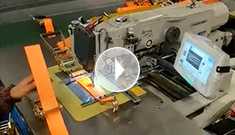 拴緊器自動縫紉機快速工作視頻